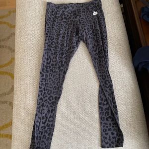 Nike leopard leggings- size medium
